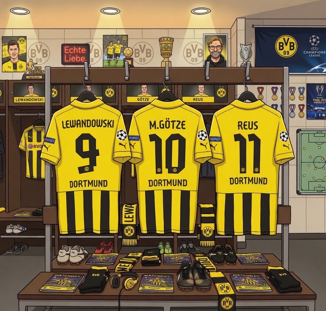 O trio ofensivo do Dortmund na temporada 2012/13. 🤩🐝

Nostálgico!