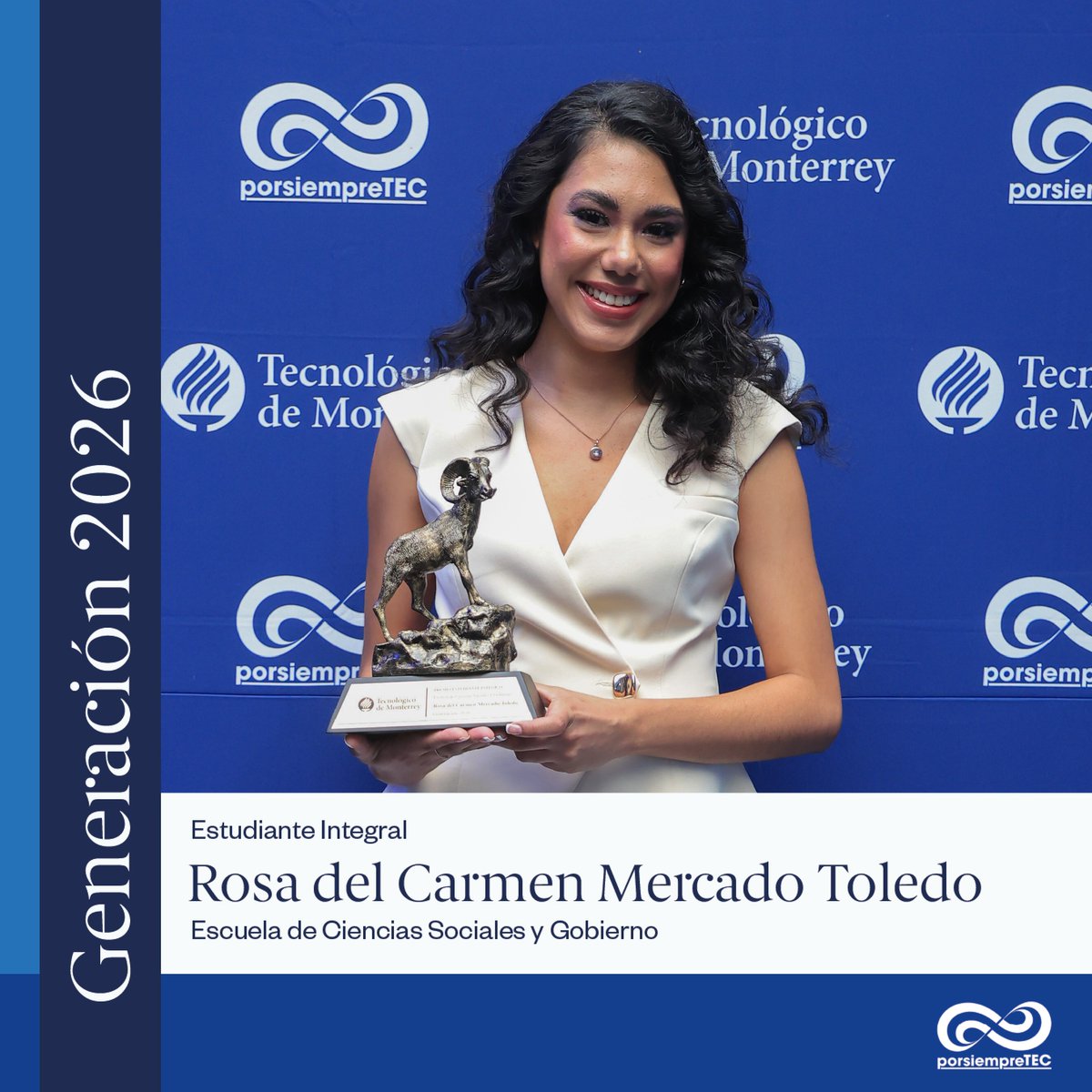 ITESMCEM's tweet photo. Ejemplo de excelencia académica y liderazgo. 📊 Con experiencia en instituciones como Banorte, CEPAL y la Secretaría de Energía, y formación internacional en Harvard Business School y MIT. ¡Felicidades, Rosa, por tu compromiso y visión! 🌍✨ #ESCG #PorSiempreTec 💙🐏 #TecCEM https://t.co/gRqJUOLEDR