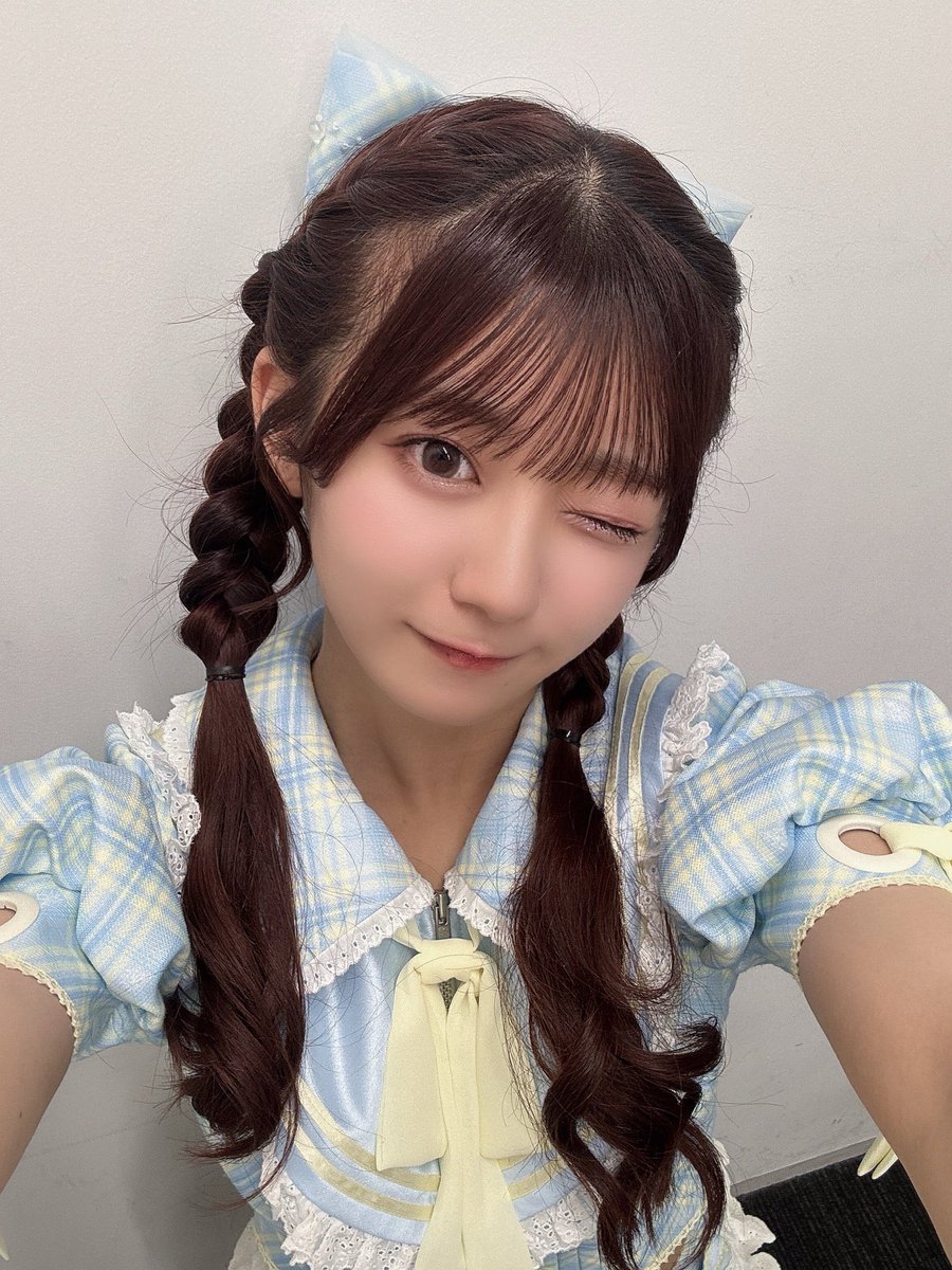 この髪型めっちゃ好きだから、いつか自分が行くライブで見たいなあ、なんて言ってみる。笑

<a href="/oshida_mitsuki/">大信田 美月</a>  #大信田美月