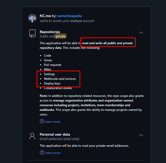 Cool, but why? Any explaination?

<a href="/github/">GitHub</a> <a href="/GitHubEducation/">GitHub Education</a> <a href="/Namecheap/">Namecheap.com</a>