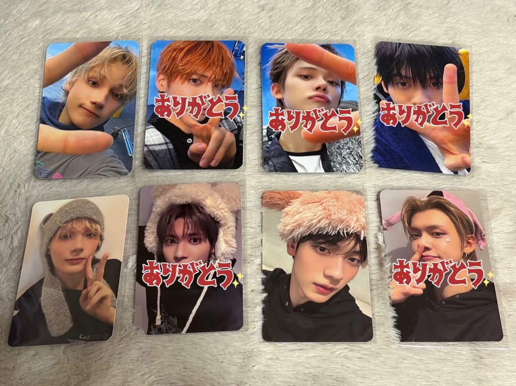 _bam9yu's tweet photo. TXT 7TH YEAR: A Moment of Stillness in the Thorns ラキドロ 特典 トレカ 交換

【譲】CU オリヤン スビン ヒュニンカイ

【求】ボムギュ 今回のアルバムのトレカであればなんでも検討します（レート考慮願います）

郵送でのお取引希望
お気軽にお声掛けください🍀
#TXT交換 https://t.co/8zMAxgJgrZ