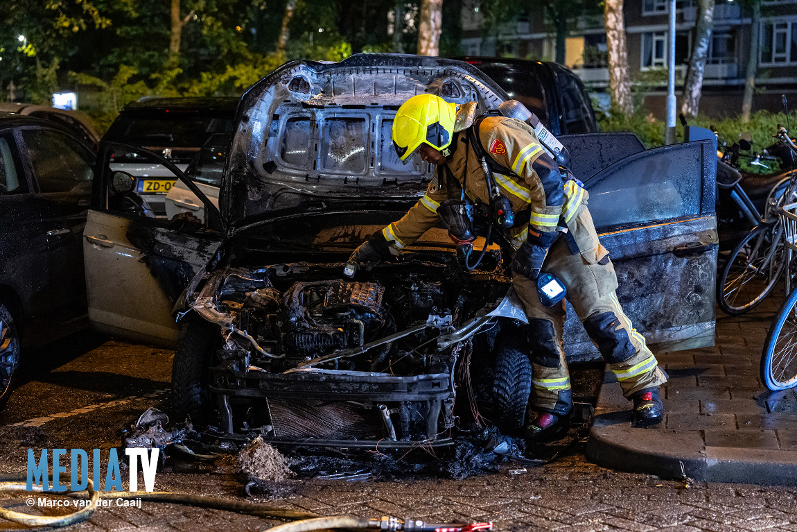 Twee autobranden in Schiedam