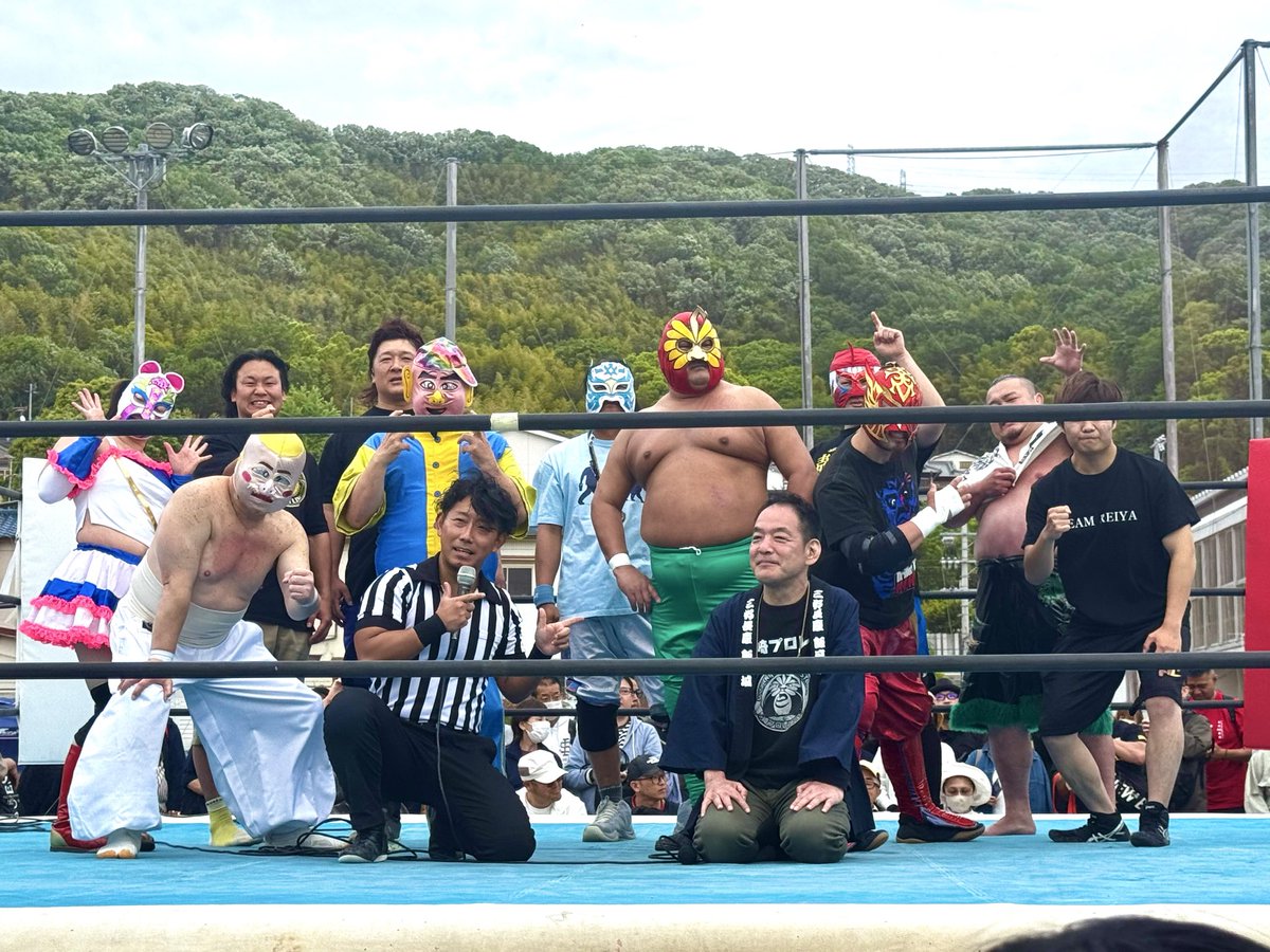 risona27's tweet photo. 2026.5.4
初めての #野崎プロレス
楽しかった〜！また来年も行きたい✨ https://t.co/EtbWlq6Nnx