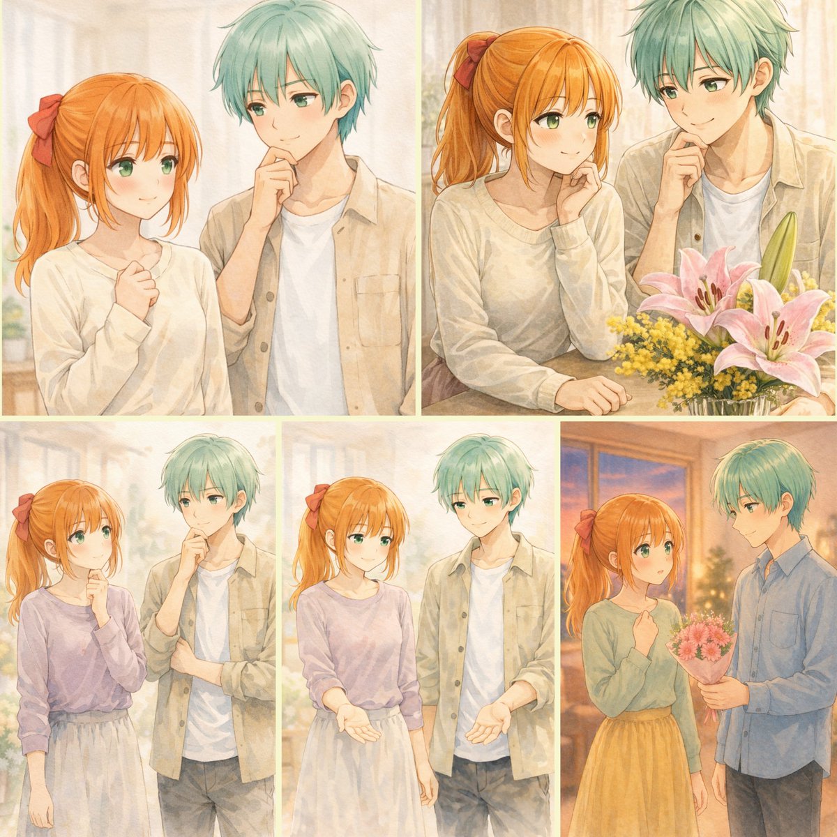 総集編】ちさ蘭家に花💐を飾る編（全5話） 【1/5🌼花を選ぶ時間】 【2