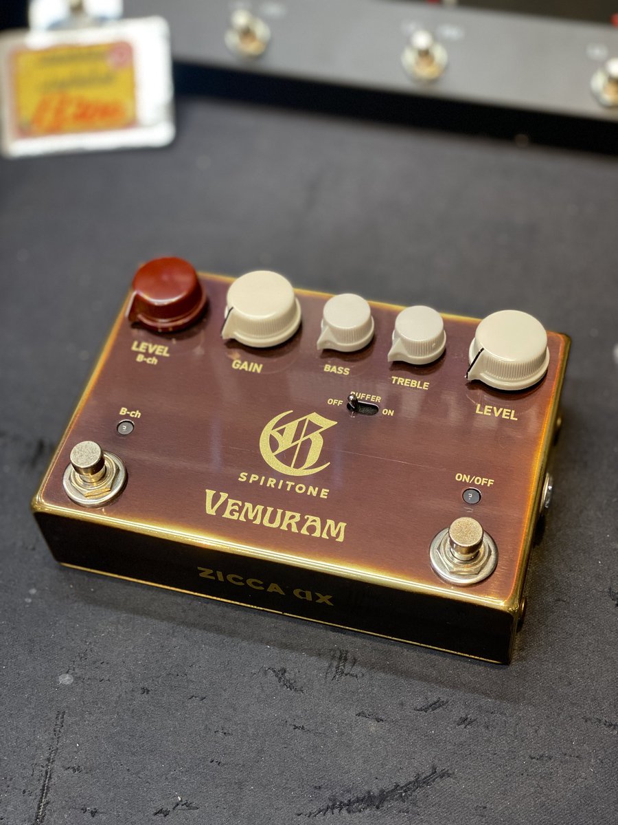 中古入荷] VEMURAM SPIRITONE 【USED】 ギタリストChar氏との