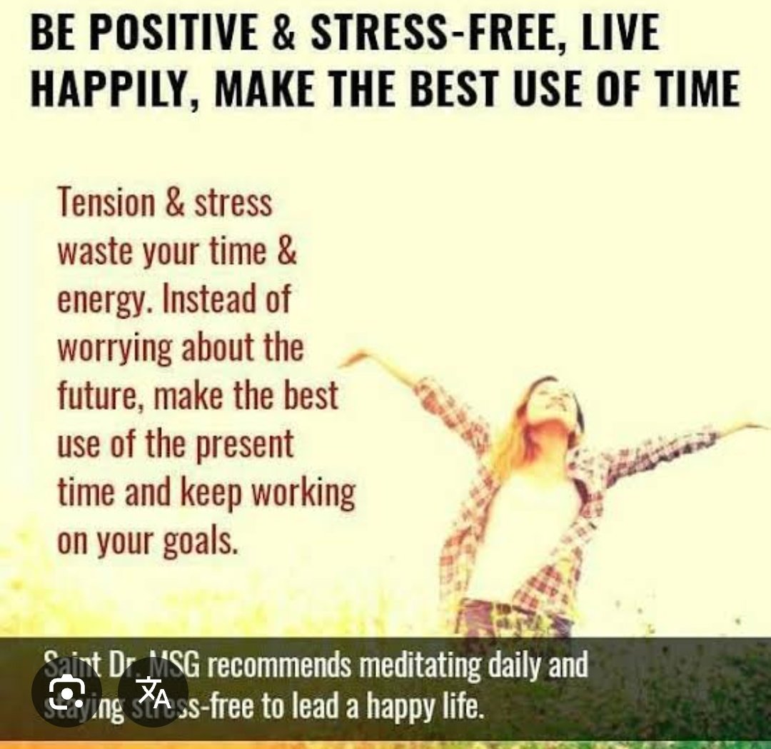Nisha38877873's tweet photo. Everyonehas too much worriesnd tensionsabout their life To live #StressFreeLife we need meditation nd yoga. I follow the teachings of
Saint Gurmeet Ram Rahim Ji who says to do both things make a necessary part of life nd live happily life. https://t.co/vr9CDF9yph