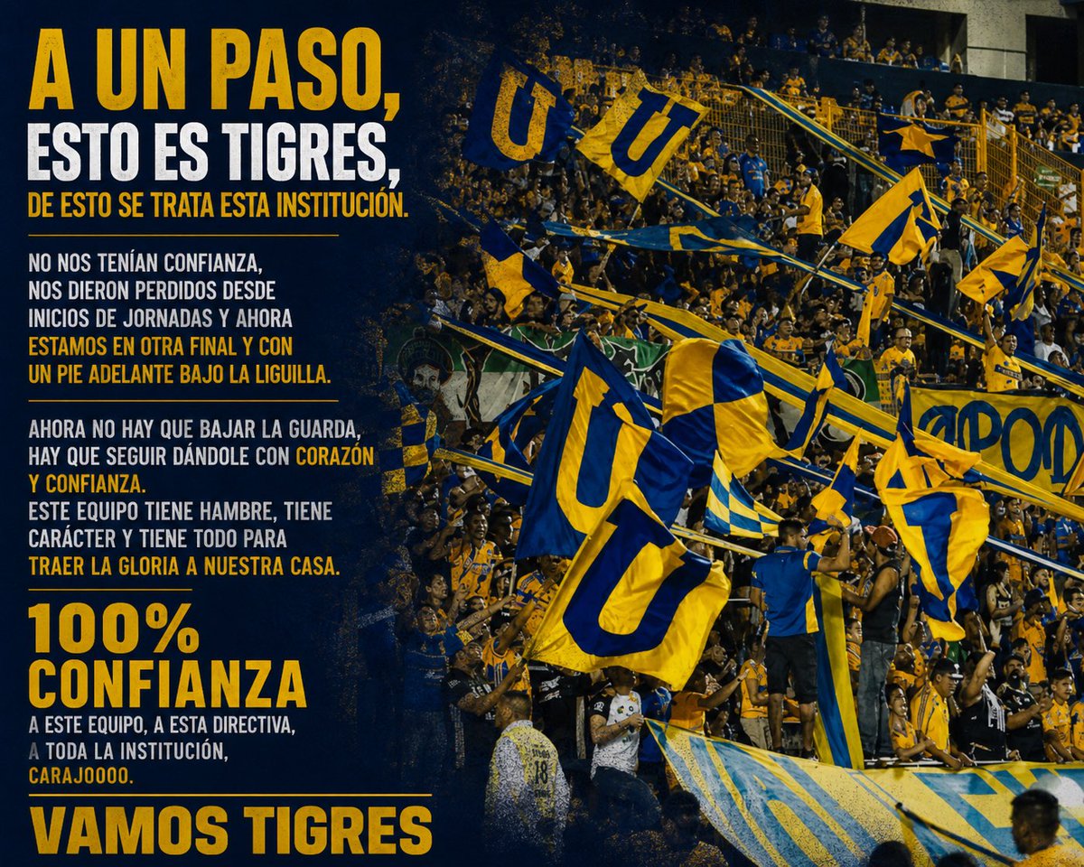 SDTMX's tweet photo. #lifestyle #transmisiones #partidos
#LigaMX #TigresUANL
#SiempreDeTigres https://t.co/IgV2UqW3qC