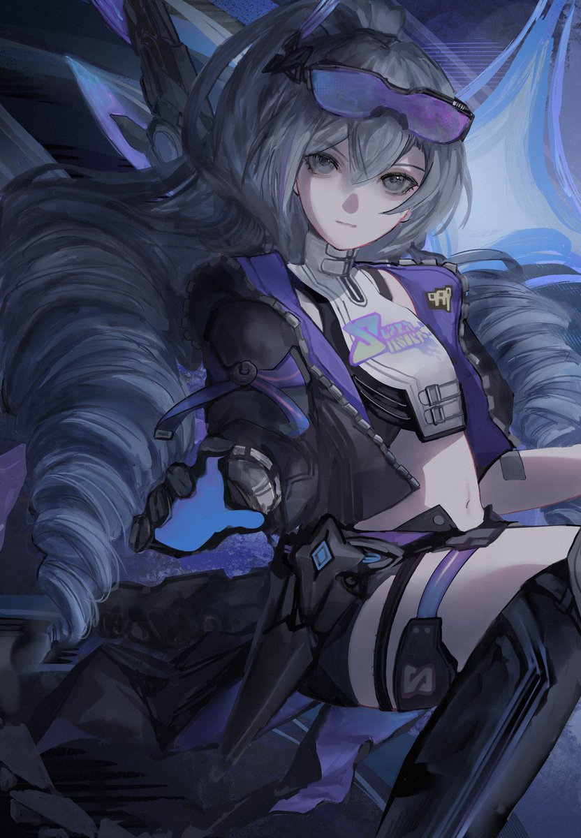 LePissPit's tweet photo. SilverWolf Lv.999 fanart~ 
#SilverWolfLV999 #HonkaiStarRail https://t.co/jevjCnzRQs