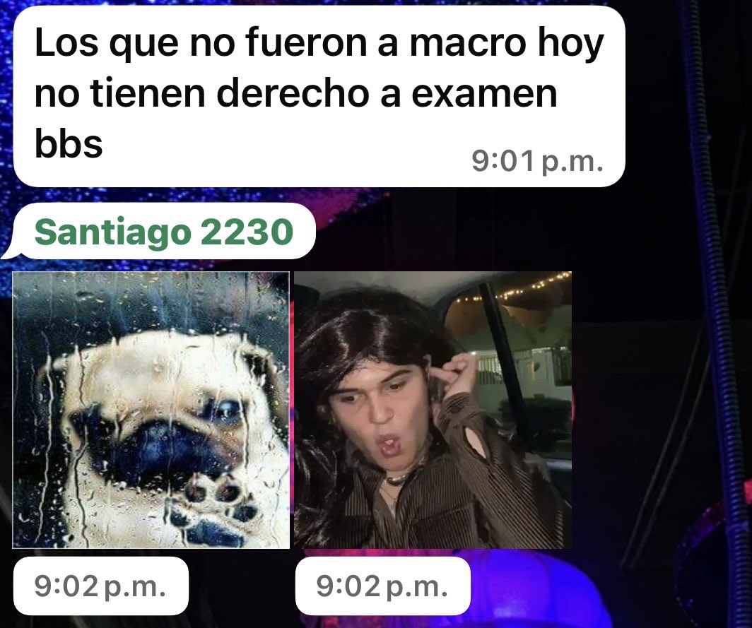 me animo a faltar una vez: