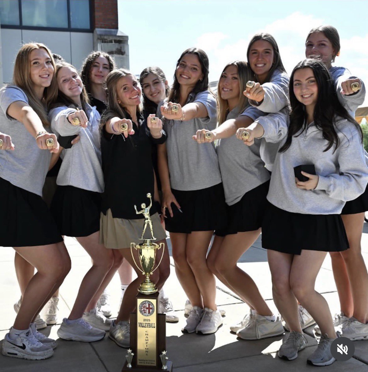 MarisVb4's tweet photo. Our Washington Catholic Athletic Conference (WCAC) championship rings arrived and we celebrated with a Ring Day! 💍🎉 Go PVI Panthers! 🐾💛🖤 https://t.co/KEwyGh5KKQ