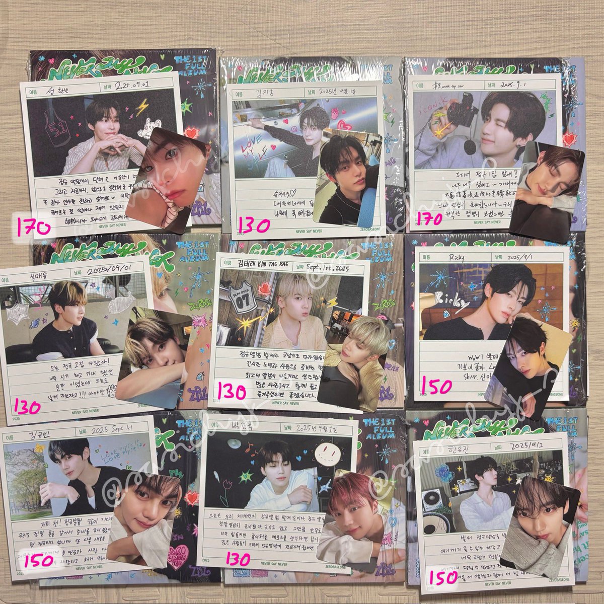 พร้อมส่ง / wts
บั้มดิจิแพค ปกเดี่ยว ปกรวม
- บั้มแกะ ราคาตามรูป
- บั้มไม่แกะ อันละ120 ทุกเมม
- การ์ดใบละ 80 ทุกเมม
📦 ค่าส่ง45บาท
#ตลาดนัดzb1 #ตลาดนัดZEROBASEONE