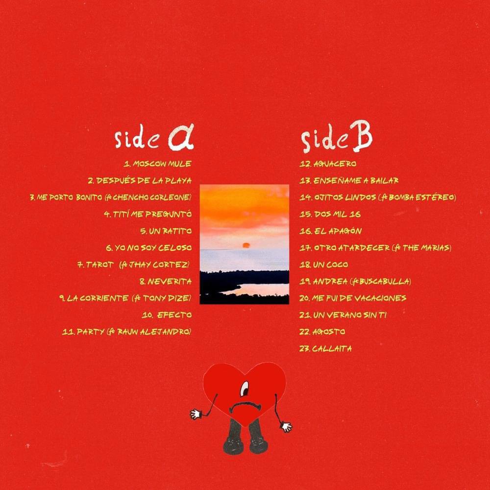 4 years ago today, Bad Bunny released ‘Un Verano Sin Ti.’