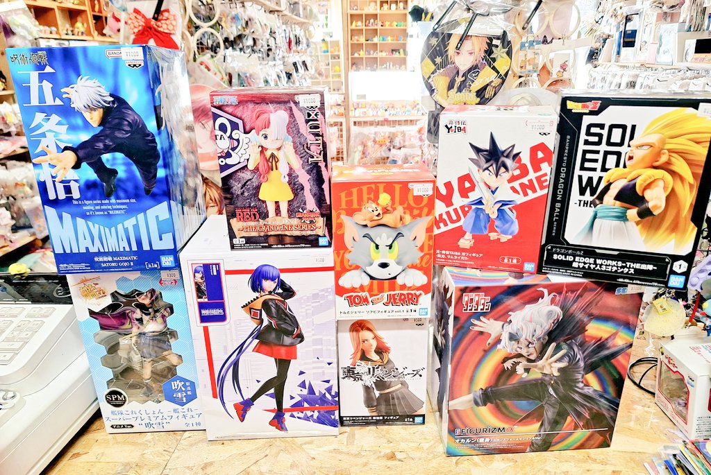 ドラゴンボール、ダンダダン、ワンピースなどフィギュア 17体セット アニメフィギュア入荷しました❗ #ダンダダン #ワンピース #ドラゴンボール