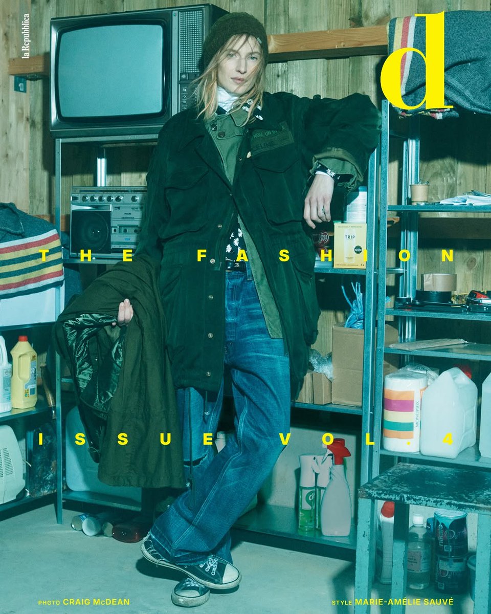 artandcommerc's tweet photo. D la Repubblica, The Fashion Issue Volume Four, 2026. Photographer: Craig McDean. Stylist: Marie-Amelie Sauve. Hair: Damien Boissinot. Makeup: Hiromi Ueda. Set Design: Sophear. https://t.co/rHK2sK4Sl9