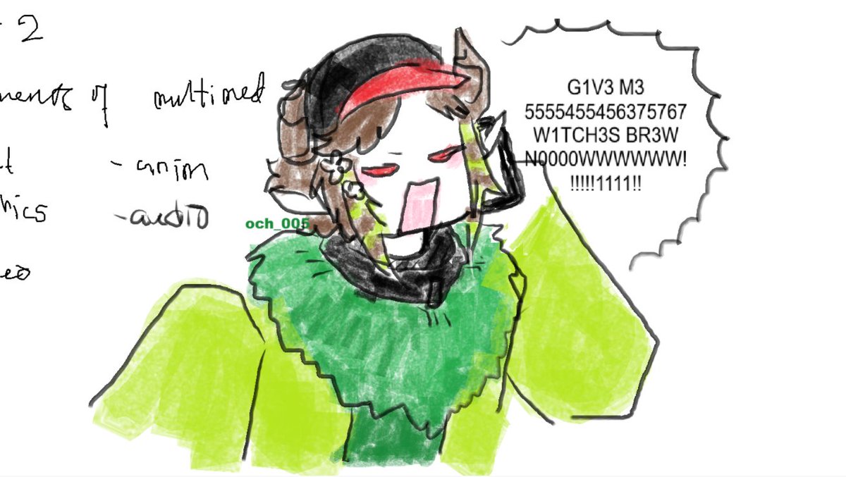 mikwa draws, once, or twice tweet media