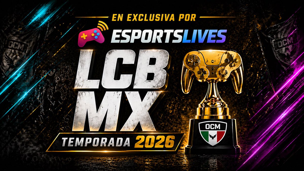 ocm_gg's tweet photo. La temporada 2026 de la LCBMX llega en exclusiva a EsportsLives.

Todas las Crew Battles EN VIVO por:
https://t.co/wGhHovVuWl

Los mejores clanes de México. Crew Battles. Rivalidades. Top players.

¿Quién dominará México?

#LCBMX #OCM #SmashBrosUltimate https://t.co/yUQCk6SXWt
