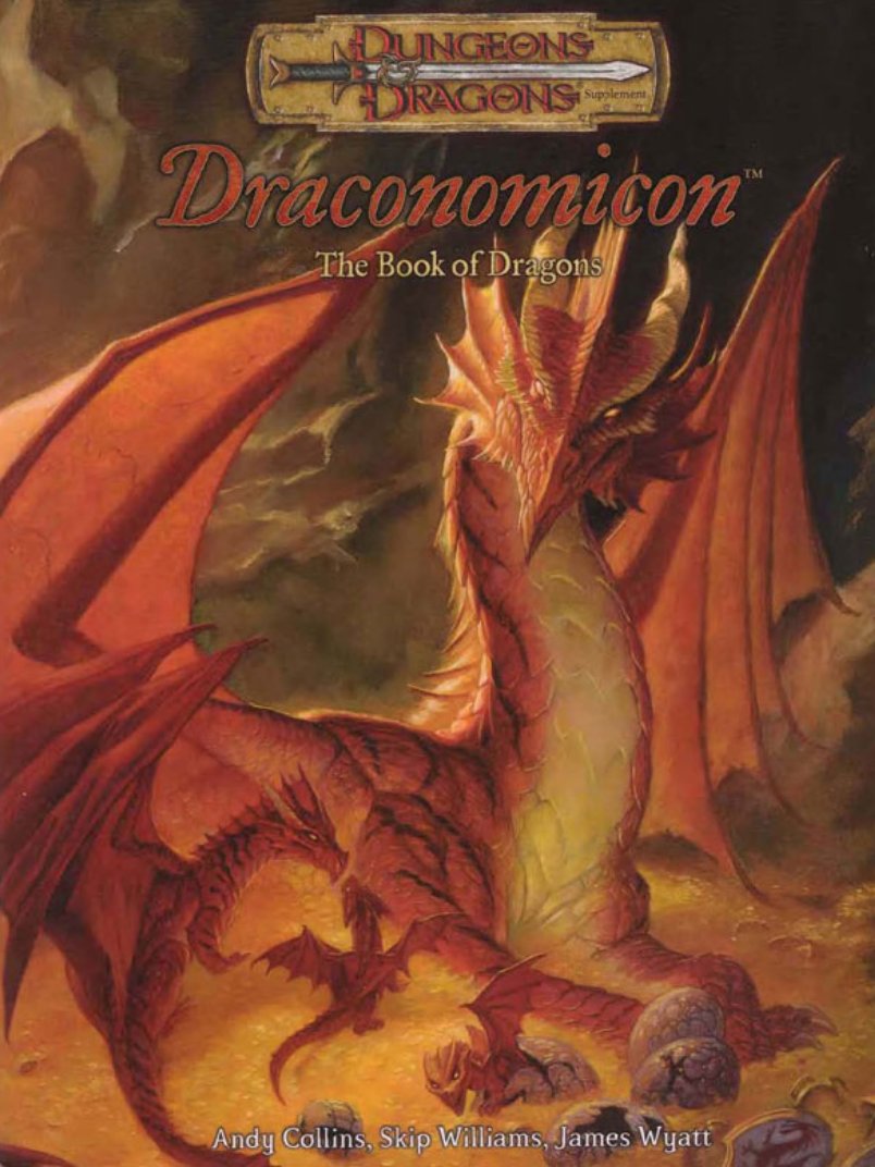 OD_RPG's tweet photo. @TopherStoll That has been done: Draconomicon, 23 years ago, book is 288 pages. #ODRPG #DnD #ADnD https://t.co/CHKIAbWMkI