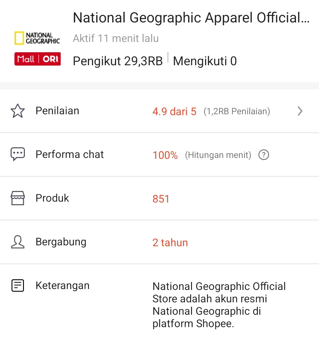 elwords01's tweet photo. Laah? Gue baru tau National Geographic jualan baju? https://t.co/0k96XQfXtC