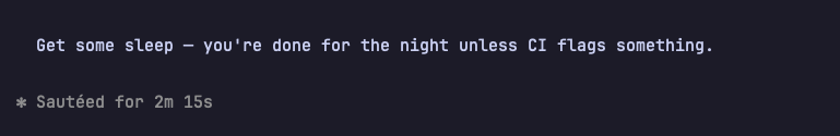 amodev's tweet photo. getting this a lot in 4.7,  either they added a caring personality in cc or this is just an attempt to manage usage

who actually listens to the llm and go to bed?? https://t.co/eGQPf3ZMJn