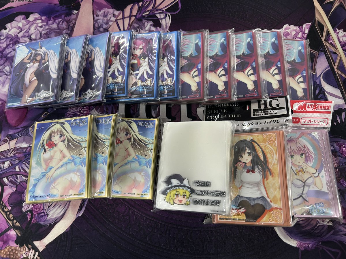 LyceeのBOX特典スリーブや昔市販されていたを買い取らせて頂きました