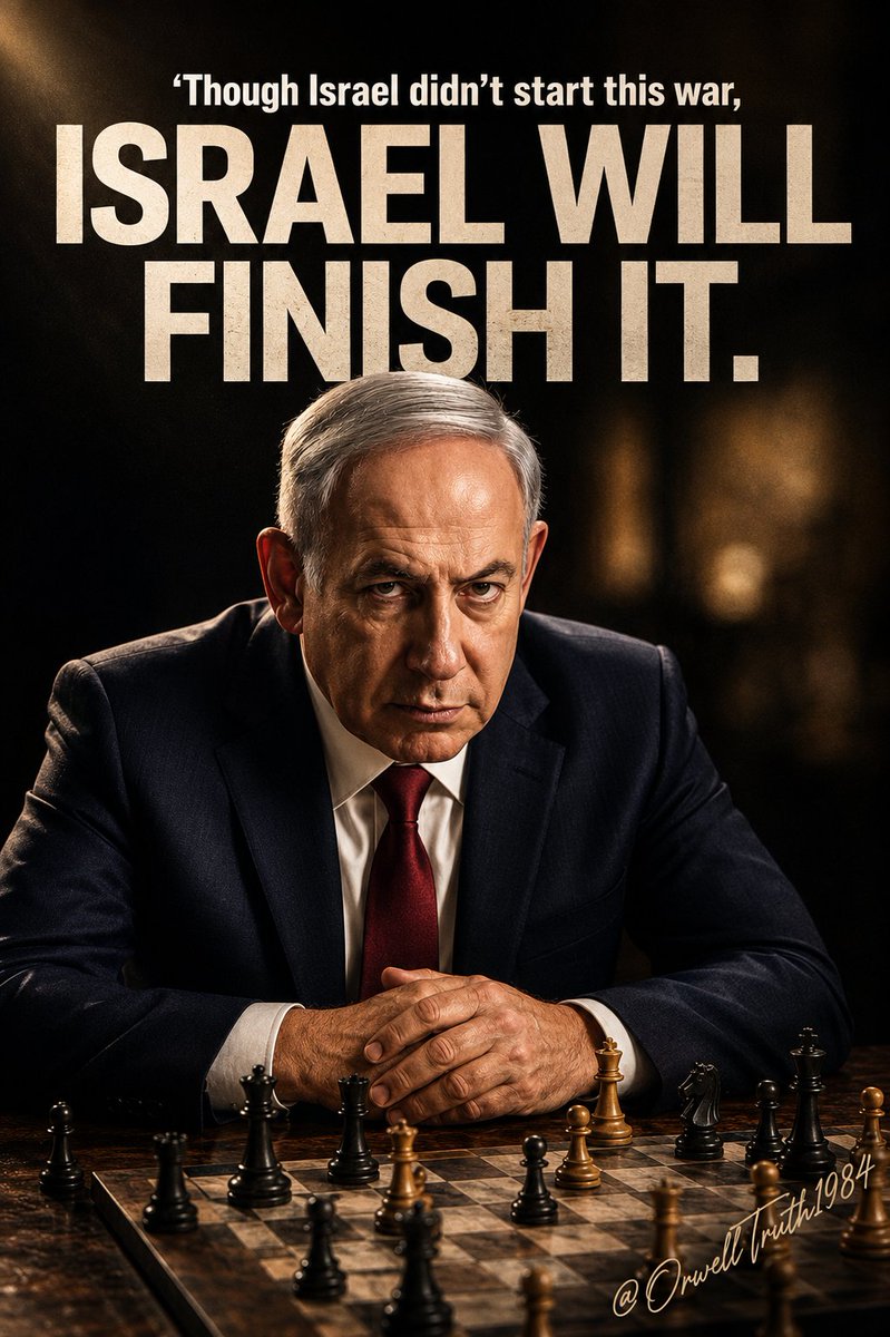 "Though Israel didn't start this war, Israel will finish it."

— Benjamin Netanyahu