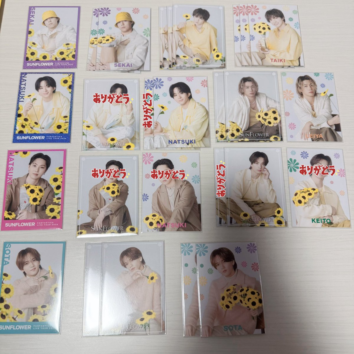 __sy97_a's tweet photo. FANTASTICS ファンタ SUNFLOWER トレカ アクスタ 交換

譲：画像
求：八木勇征（シクレ>アクスタ・ノーマル）

郵送>ツアー手渡し
お声がけよろしくお願いいたします🙇🏻‍♀️ https://t.co/bvLrADvx2p