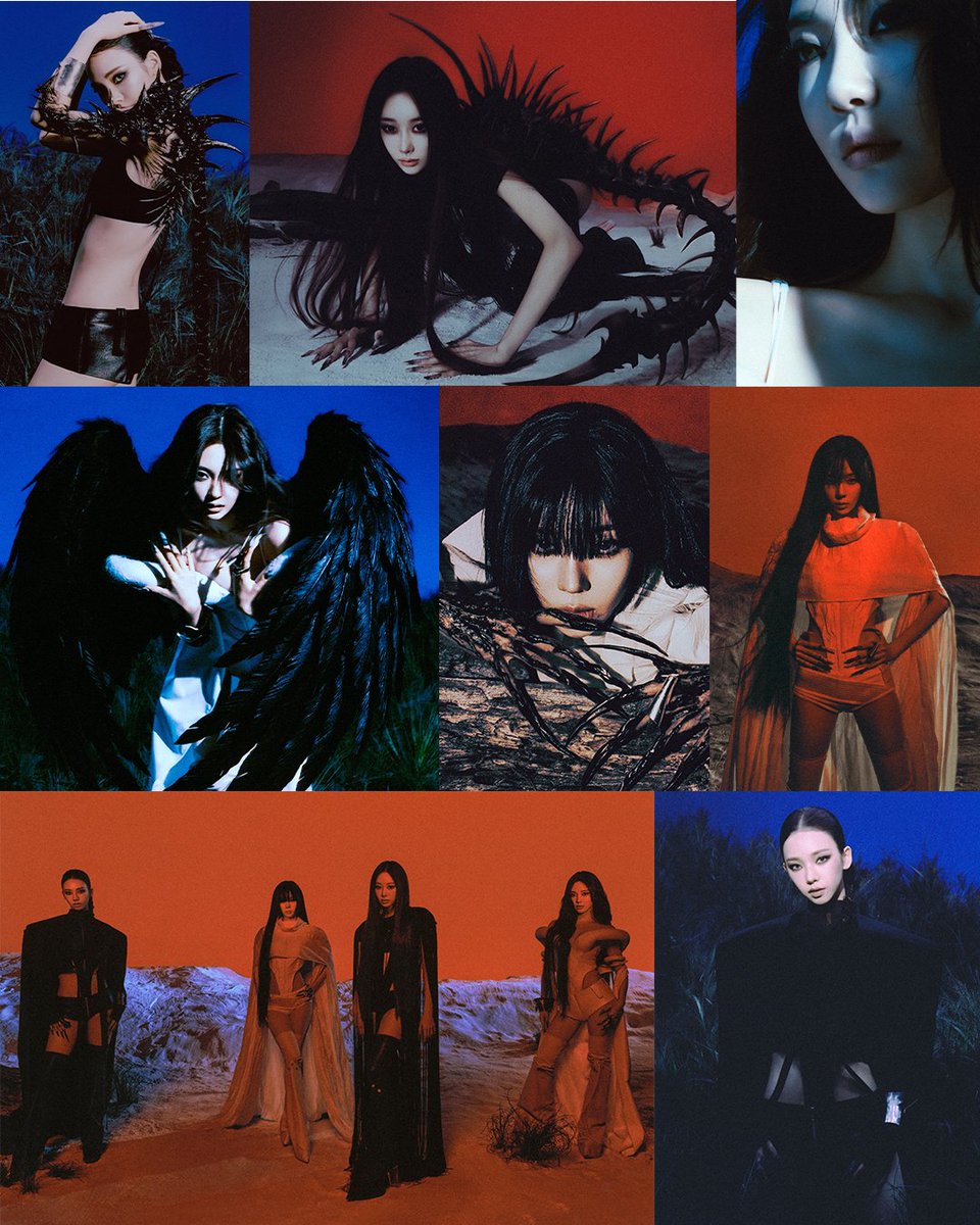 having two photographers lead shoots for the same outfits was so good because aespa are so clearly shot through unique lenses. rala choi and yoon jiyong created such different feelings from the same outfits it’s incredible- one feels regal, and the other is necromantic