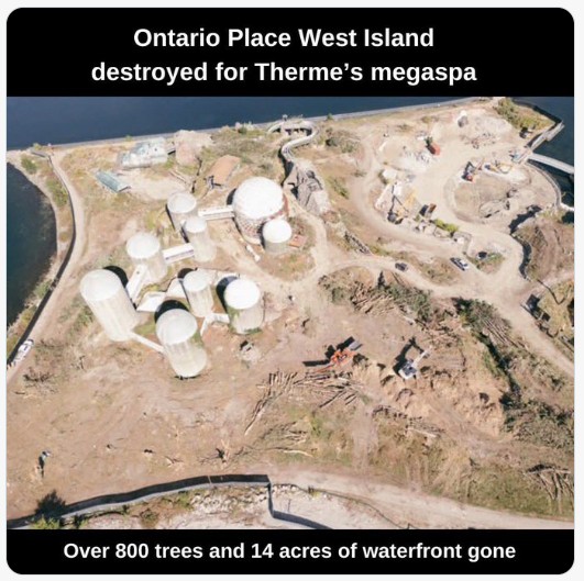radiogirl985's tweet photo. Before and after photos of Ontario Place. A provincial tragedy. An epic failure. 
#ONpoli #DougFord @fordnation #OntarioPlace #environment #wildlife #birds #biodiversity #ClimateCrisis #taxpayers #money #accountability 
🌲🌳🌲🌳🐦🦆🦢🪺🦊🐇🐿️🏞️ https://t.co/Wcrvl36G0j