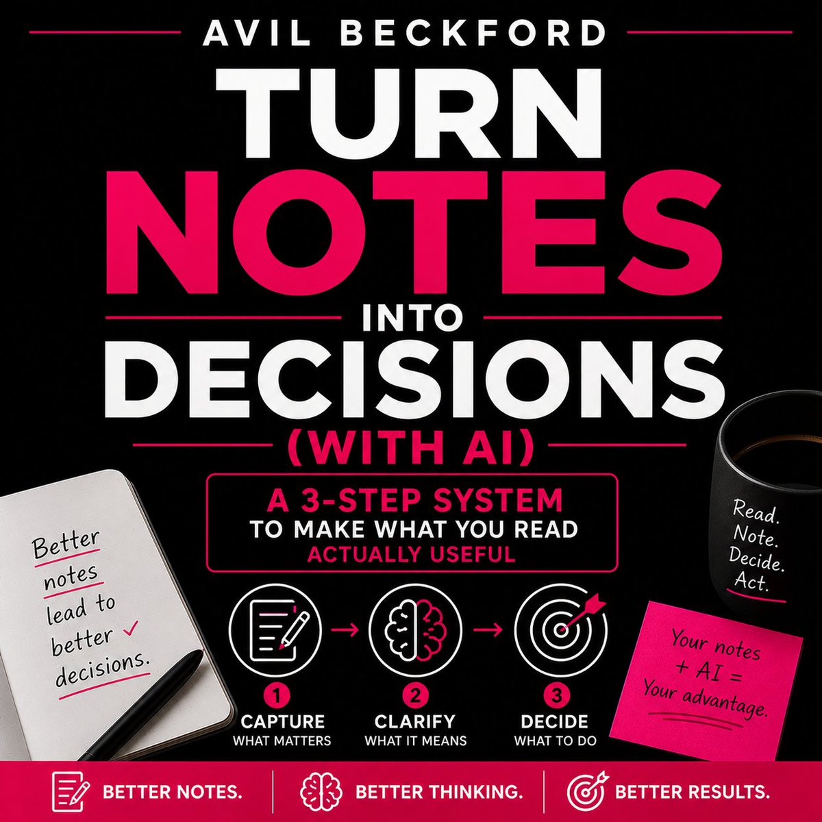 avilbeckford's tweet photo. Buy Your Notes Are Useless Until You Do This (AI System) on @Gumroad https://t.co/clzv5JfGwU @avilbeckford https://t.co/r2qth1XhXR