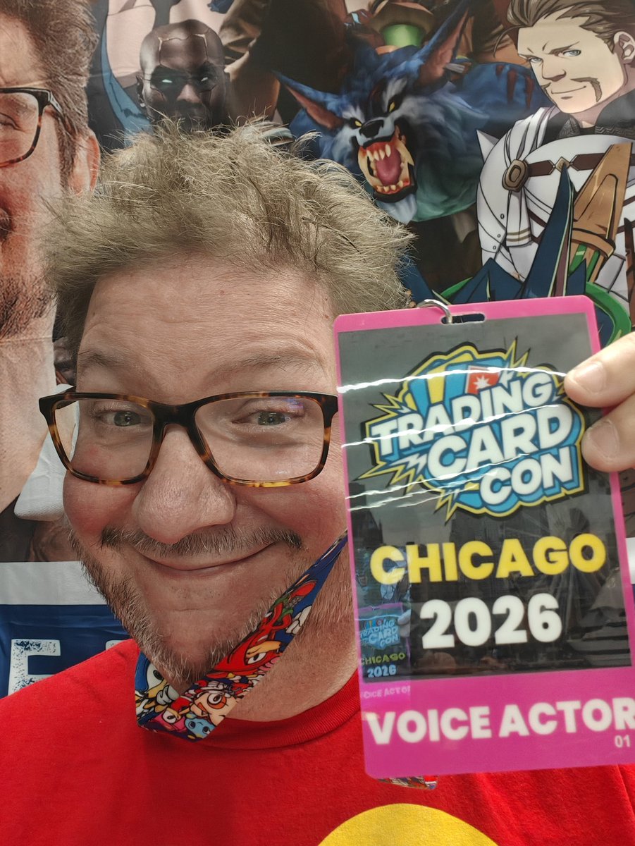 davebmitchell's tweet image. Had a great time with all of these lovely people at Trading Card Con in Chicago, thanks to everyone who came to see us! 🥳✍🏻📷 #voiceactor #videogames #animation #anime