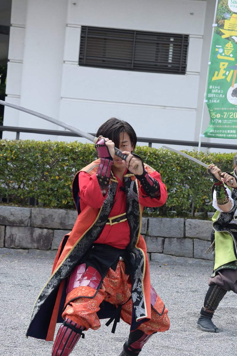 #葵武将隊
 #井伊直政
普段武将様の目線の先にいないようにしてるから、あまりにも正面でびっくりした🤫