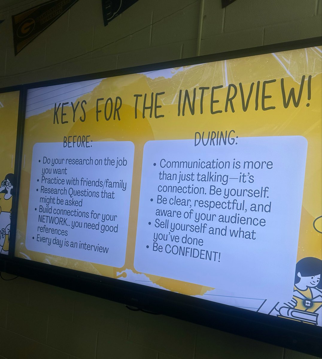 vermillionv33's tweet photo. Today’s lesson with @Berkner_Vball … The keys to strong communication, and interview tips!! 🗣️👠💼

#TheHerd https://t.co/pVWGYDtImk