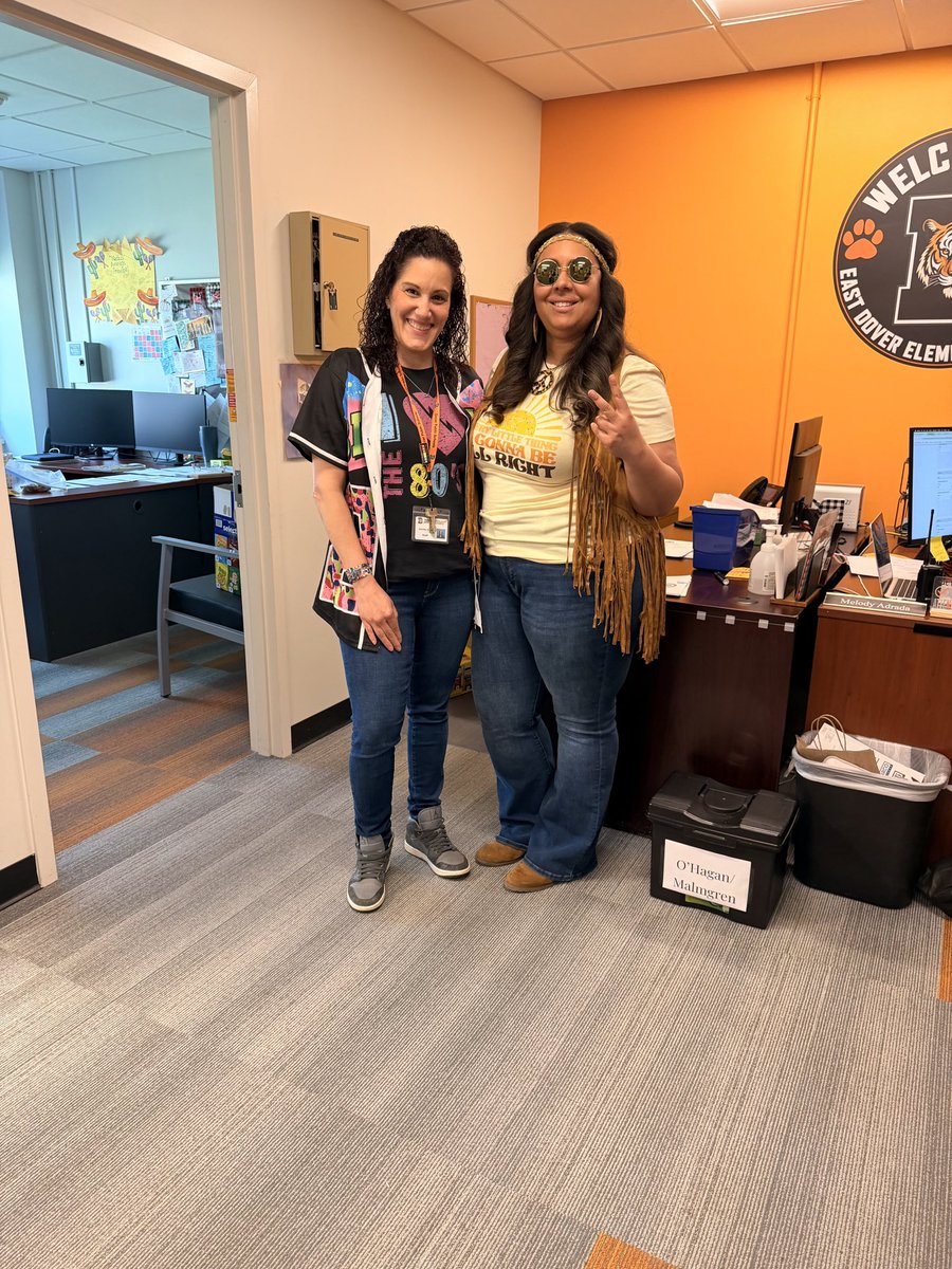 Principal_Stein's tweet photo. Underground Spirit Week: Decades Day 🕺✌️

We said “pick a decade”… and let’s just say the interpretations were creative 😂 From 70s vibes to “I think this is retro???”—the energy was unmatched and the smiles said it all. https://t.co/jOJX5BZ1Ym
