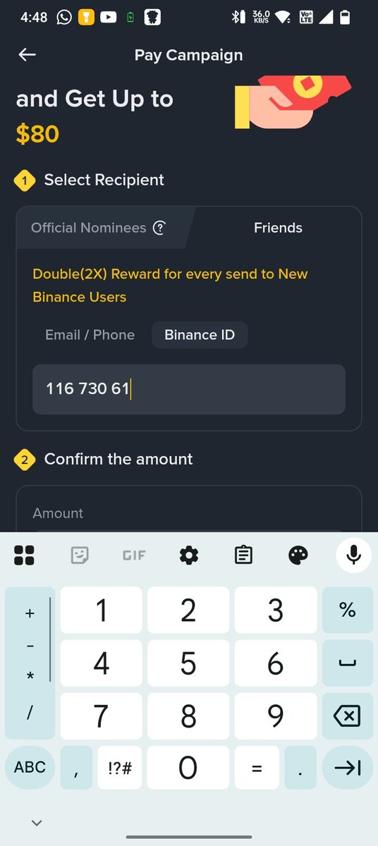 Usman425013's tweet photo. Free coin on Binance 
https://t.co/WYQpf4HMh3 https://t.co/BAHDQQznTh