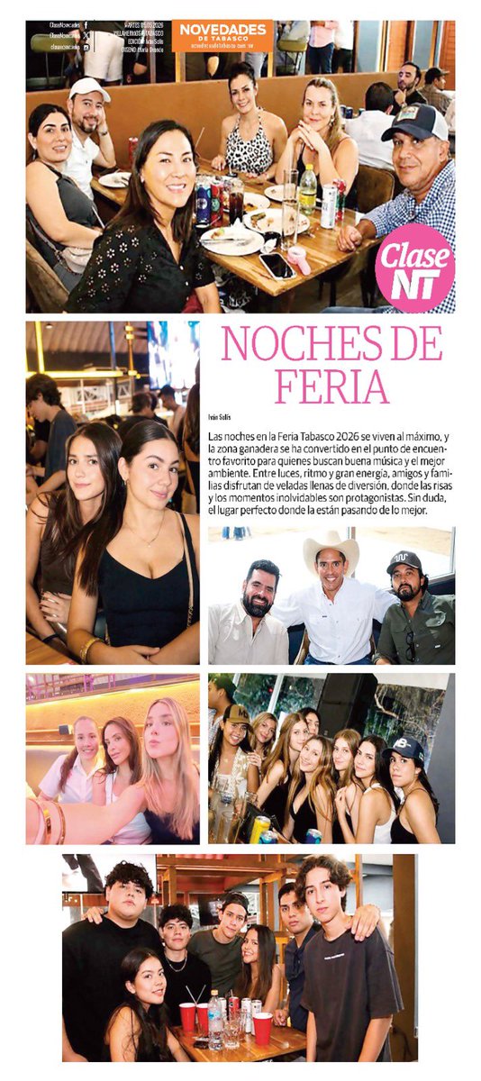 Nuestra edición 05 mayo 2026 #novedades #tabasco #sociales <a href="/JavierNarez/">Javier Narez 📸</a> <a href="/ndetabasco/">Novedades de Tabasco</a>