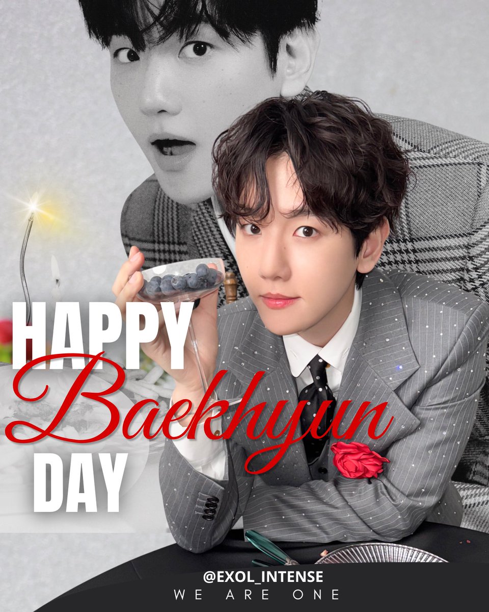 Happy Birthday, Byun Baek-hyun 🐶

Gracias por ser luz ✨️en nuestros días y por compartir tu voz, tu esfuerzo y tu corazón💕 con nosotros. Aquí seguiremos contigo, apoyándote y amándote siempre.
-Admin HS⛅️

#백현 #BAEKHYUN
#해피큥데이 #HAPPYBAEKHYUNDAY
<a href="/B_hundred_Hyun/">Baekhyun_EXO</a>