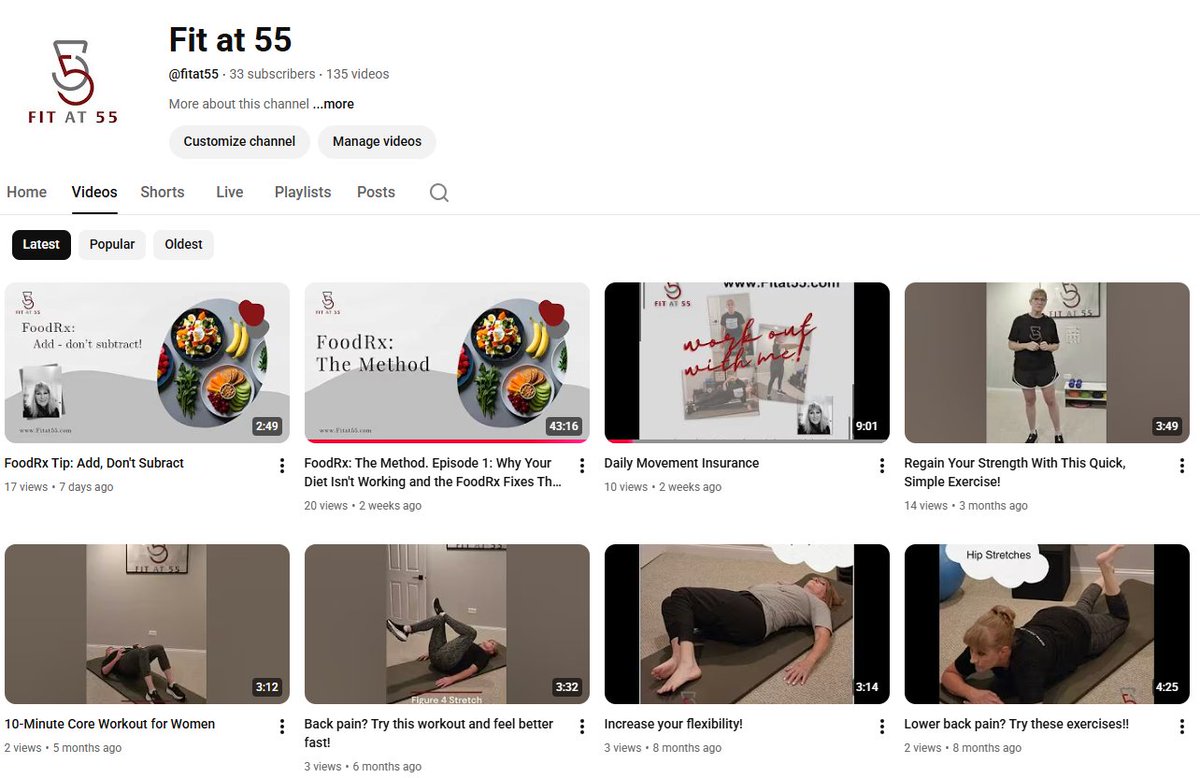 10 minutes at a time, that's all it takes to create longevity. Press play and build strength that lasts.
#QuickWorkouts #LongevityHealth #FitOver50
youtube.com/@fitat55