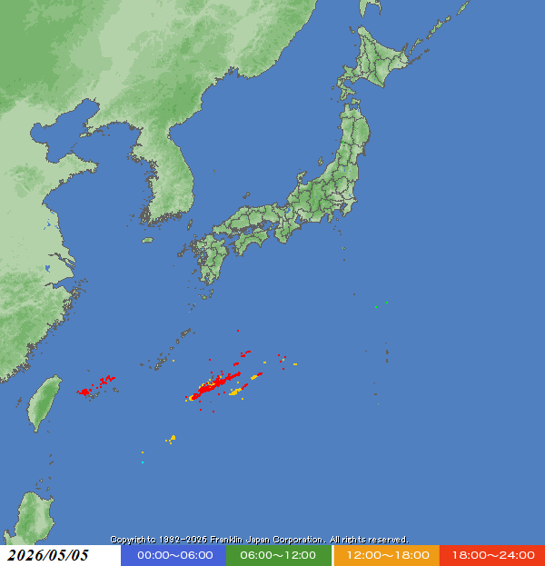 FjcSouth2's tweet photo. 昨日の落雷状況
https://t.co/cwTFhV2GBS https://t.co/ax5EWUCnY4