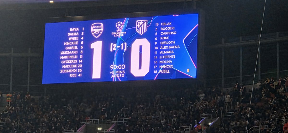 No1Gooner's tweet photo. What a game, we're going to Budapest!! https://t.co/JAx7grkoZH