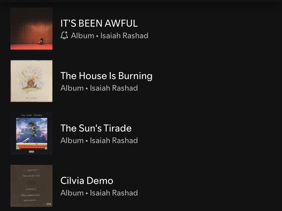 Incredible discography