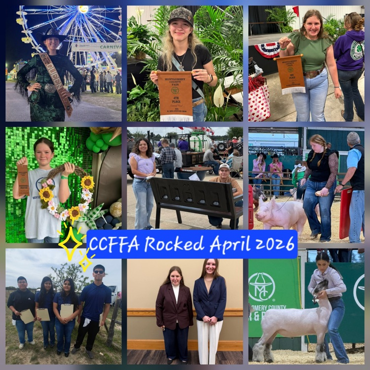 CaneyCreekHS's tweet image. Caney Creek FFA rocked April! 🌟 Public speakers, fair showings, Fair Queen, state-qualifying Land &amp;amp; Wool teams, plus officer elections &amp;amp; conventions—Panthers showed up strong! #pantherpride #cchscte #cchs
