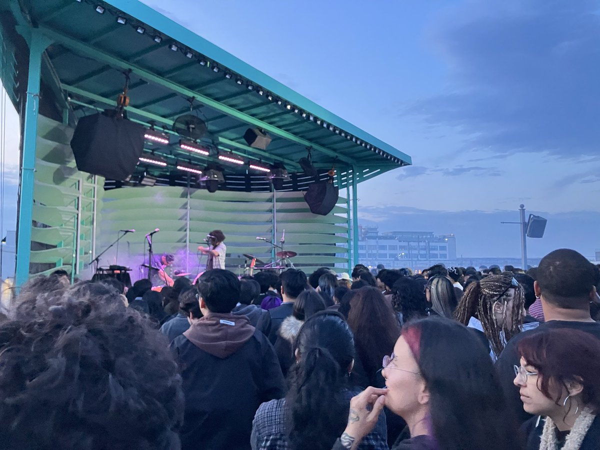 CVShuffle's tweet photo. Depresion Soñora show on the rooftop at Elsewhere!! Special evening tonight https://t.co/ZxLYfNErxy