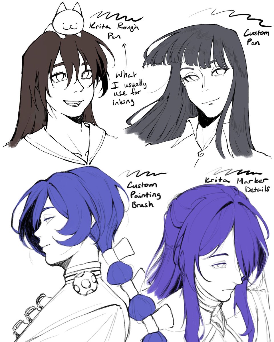 zeph does art sometimes (exam hell) tweet media