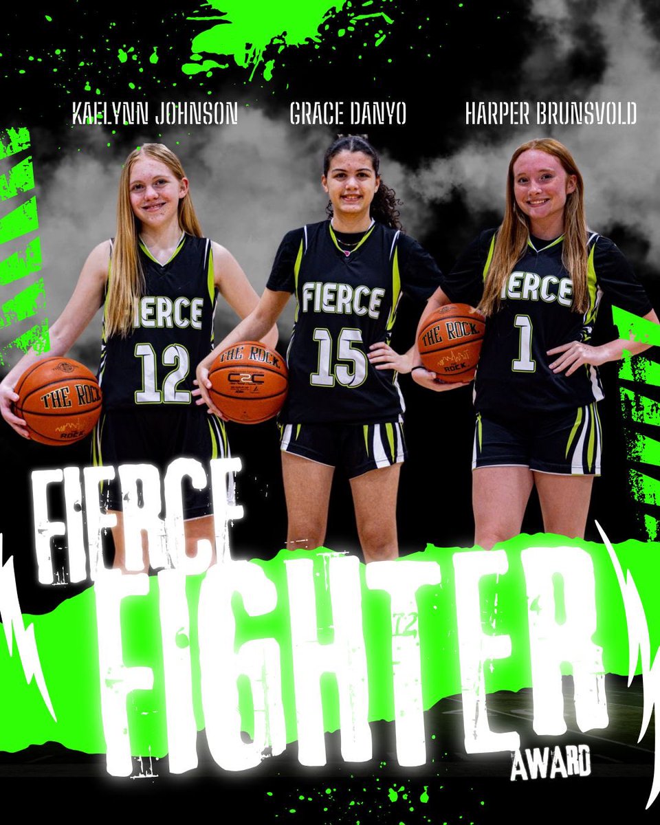 FMFierce's tweet photo. The 3rd tournament was the MN State AAU Prelims for the 16U &amp; 15U teams and MYAS for the 14U team and the Fierce Fighter Awards went to:

16U Team 
Harper Brunsvold (Fargo Oak Grove ‘28)

15U Team 
Grace Danyo (Fargo Davies ‘30)

14U Team
Kaelynn Johnson (Lake Park Audubon ‘31) https://t.co/2nPAVc90hr