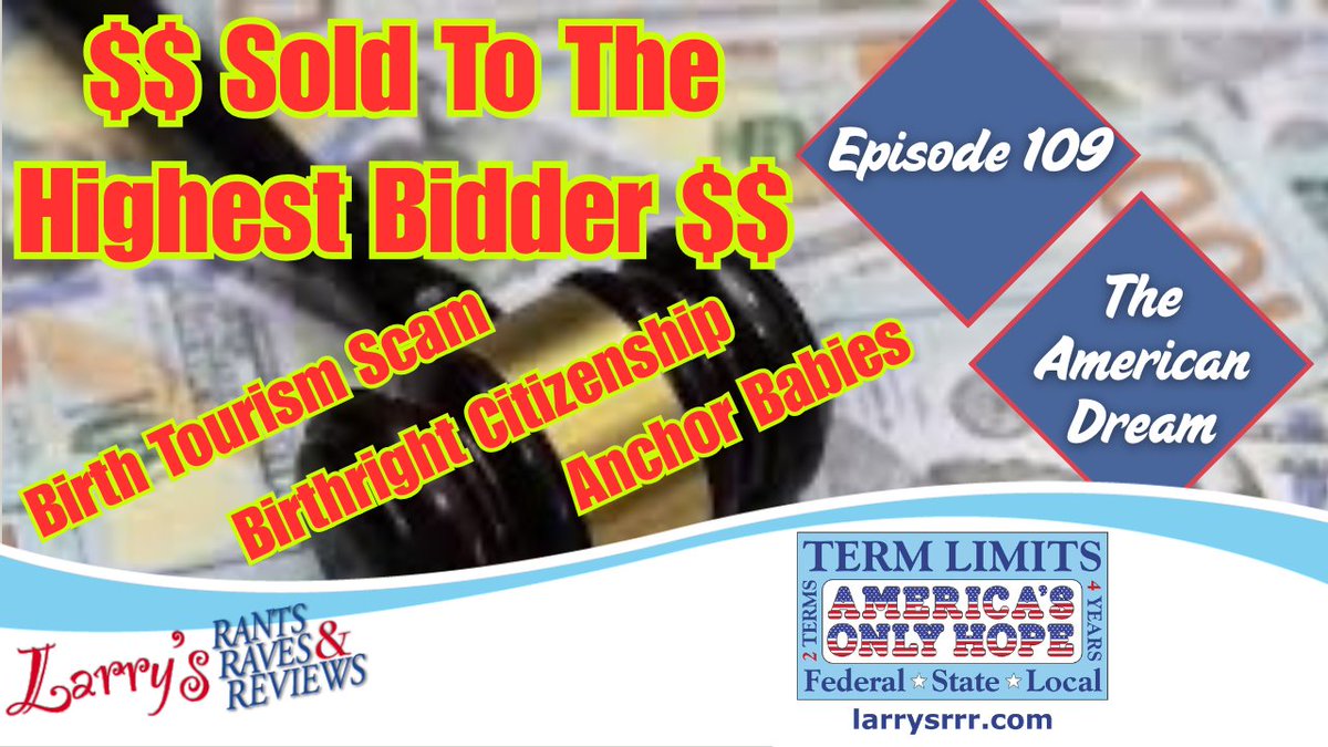 larrysrrr's tweet photo. RELEASES TOMORROW 5.6.26
Is the American Dream still earned… or is it being bought?
In this explosive episode, Larry pulls no punches as he breaks down birthright citizenship, “anchor babies,” and the booming birth tourism industry operating in plain sight across cities like Los Angeles and New York.
This isn’t opinion—it’s history, law, and documented reality. From pivotal Supreme Court rulings on the 14th Amendment to the modern-day loopholes being exploited, Larry connects the dots most people won’t touch.
Who’s cashing in on this system? Why is it being allowed to continue? And what happens if it doesn’t stop?
If you think you understand this issue—think again.
https://t.co/GgGxvG5XqE  https://t.co/iqOxnrJlYZ