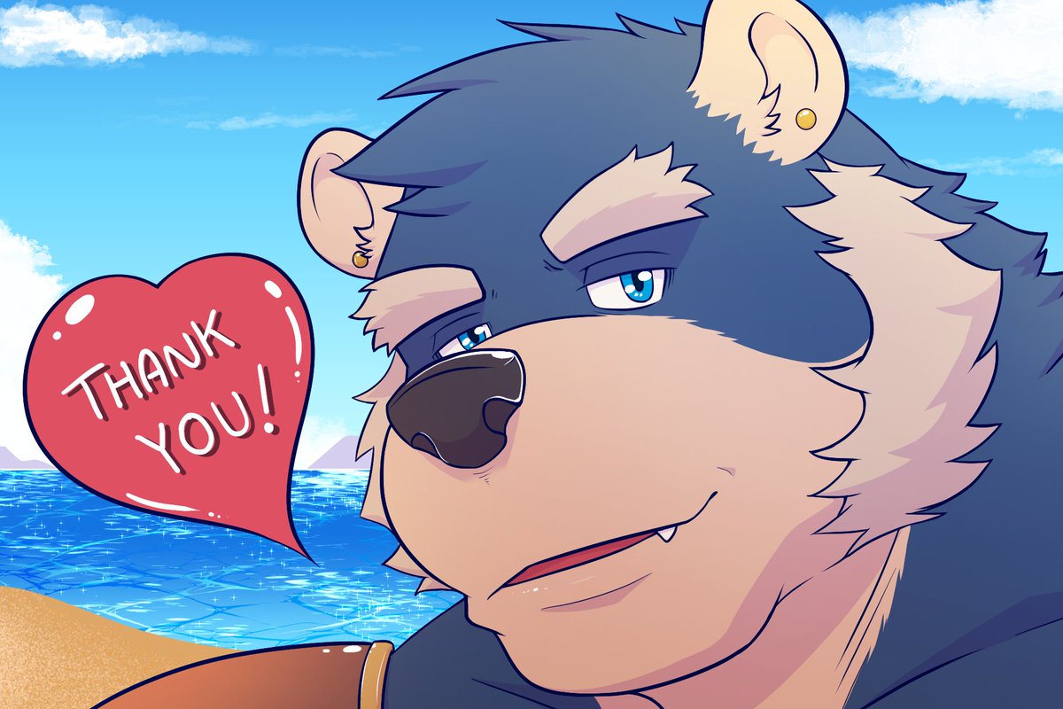 BaraDiction's tweet photo. Barry has something to say to everyone who participated in the release sale, liked and shared the posts for My Dates &amp; Dungeons!

A huge thank you to all my patrons and everyone for their support for the past 5 years!

Please, have some free bear hugs!!

https://t.co/vHXLlCjcKc https://t.co/XMQBkAjsy5