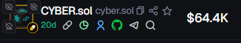 GM you can buy a dollar with 0.000006 rn,

Deal worth the risk here? Def yes $CYBER.