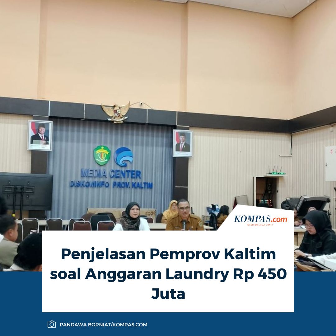 kompascom's tweet photo. Baca di sini: https://t.co/nBQVCFjBer
Anggaran laundry sebesar Rp 450 juta di lingkungan rumah jabatan Pemerintah Provinsi Kalimantan Timur menjadi sorotan publik setelah ramai diperbincangkan di media sosial.
~AC #Pemprov #Kaltim https://t.co/uOie3I7zFP