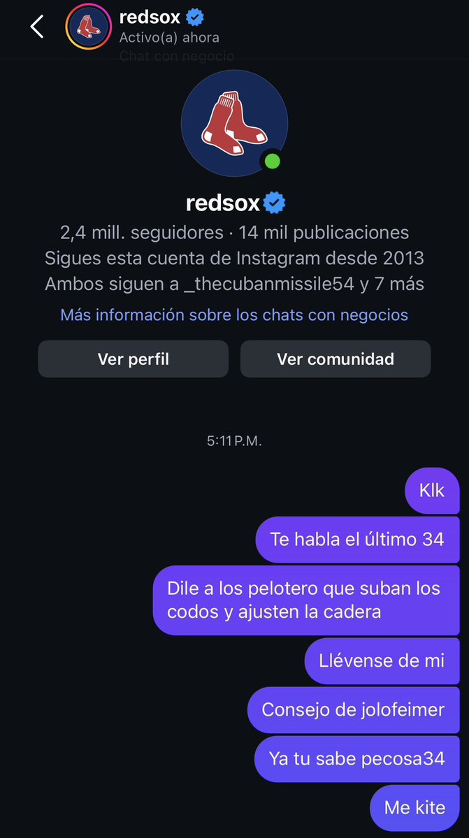 La Nación Red Sox tweet media