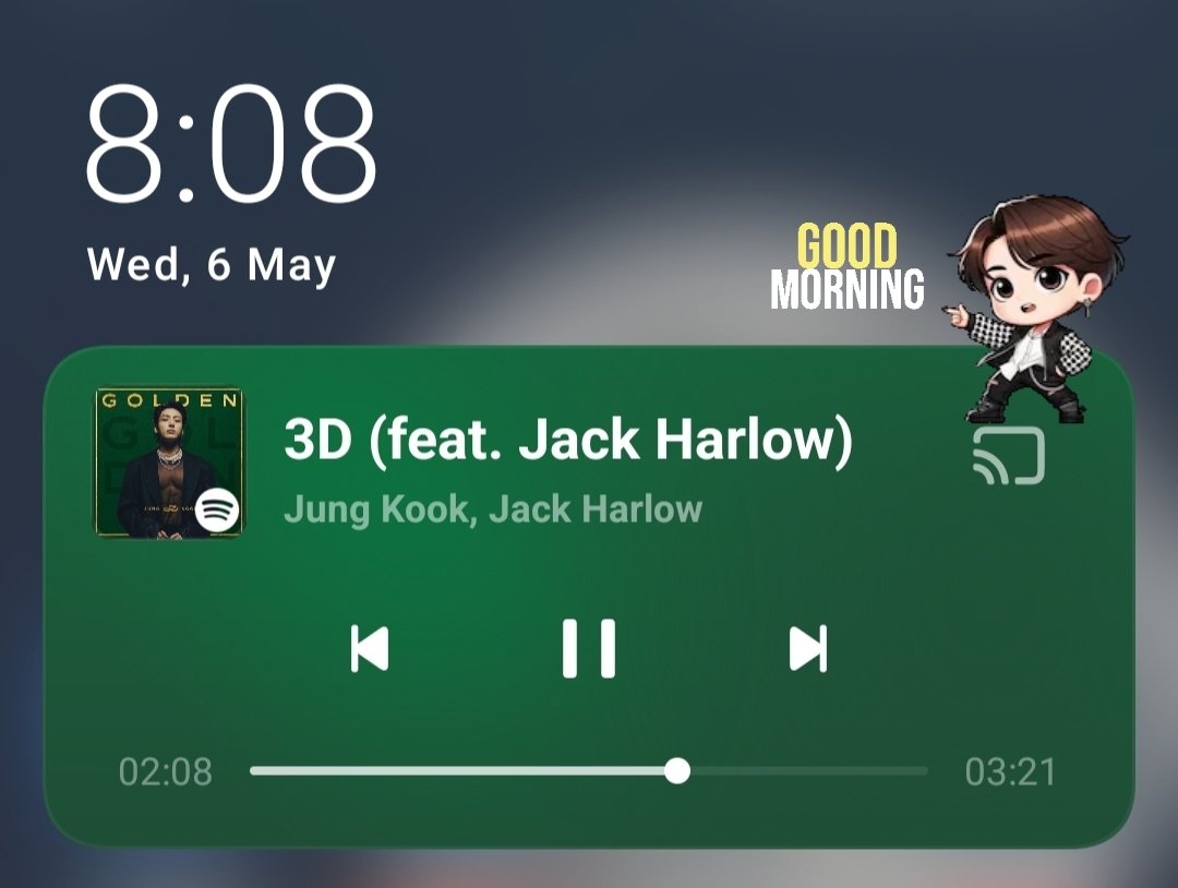 LidiaTan75's tweet image. 🌞 Good Morning Everyone ☀️🌞 Have a Happy and Blessed Day ahead!🌻🙏

👋 Hi, I'm Listening 🎧 #3D by #JUNGKOOK from his Album 📀 "GOLDEN" on Spotify!💚

🔗 open.spotify.com/track/6xGr4tVz…

PLEASE KEEP SUPPORTING JUNGKOOK'S MUSIC 🎶 🫶 
#JungKook_GOLDEN #JUNGKOOK #정국 🔥